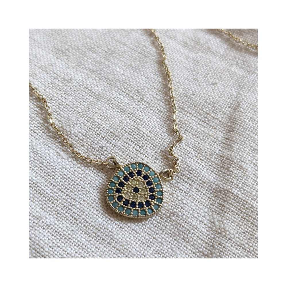 Evil Eye Crystal Necklace